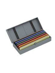 Набор из 6-ти алмазных анодированных брусков 150х25х7х3 MS-1 (медно-оловянная) в боксе