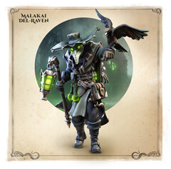 Чумной Доктор Witch Doctor Алхимик человек миниатюра для dnd, днд, pathfinder, фентези, Настольная игра, НРИ, Варгейм, РПГ