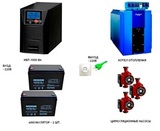 ИБП 1 кВА для дачи на 6 часов* автономной работы - фотография