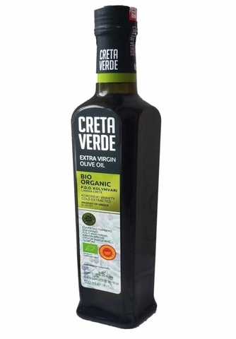Оливковое масло CRETA VERDE ОРГАНИК с острова Крит PDO 250 мл стекло