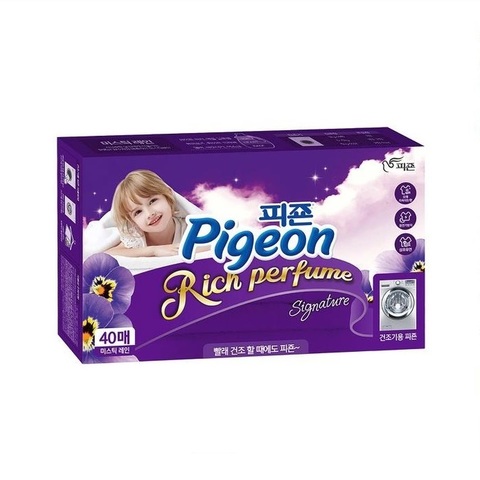 PIGEON RICH PERFUME SIGNATURE DRYER SHEET Mystic Rain