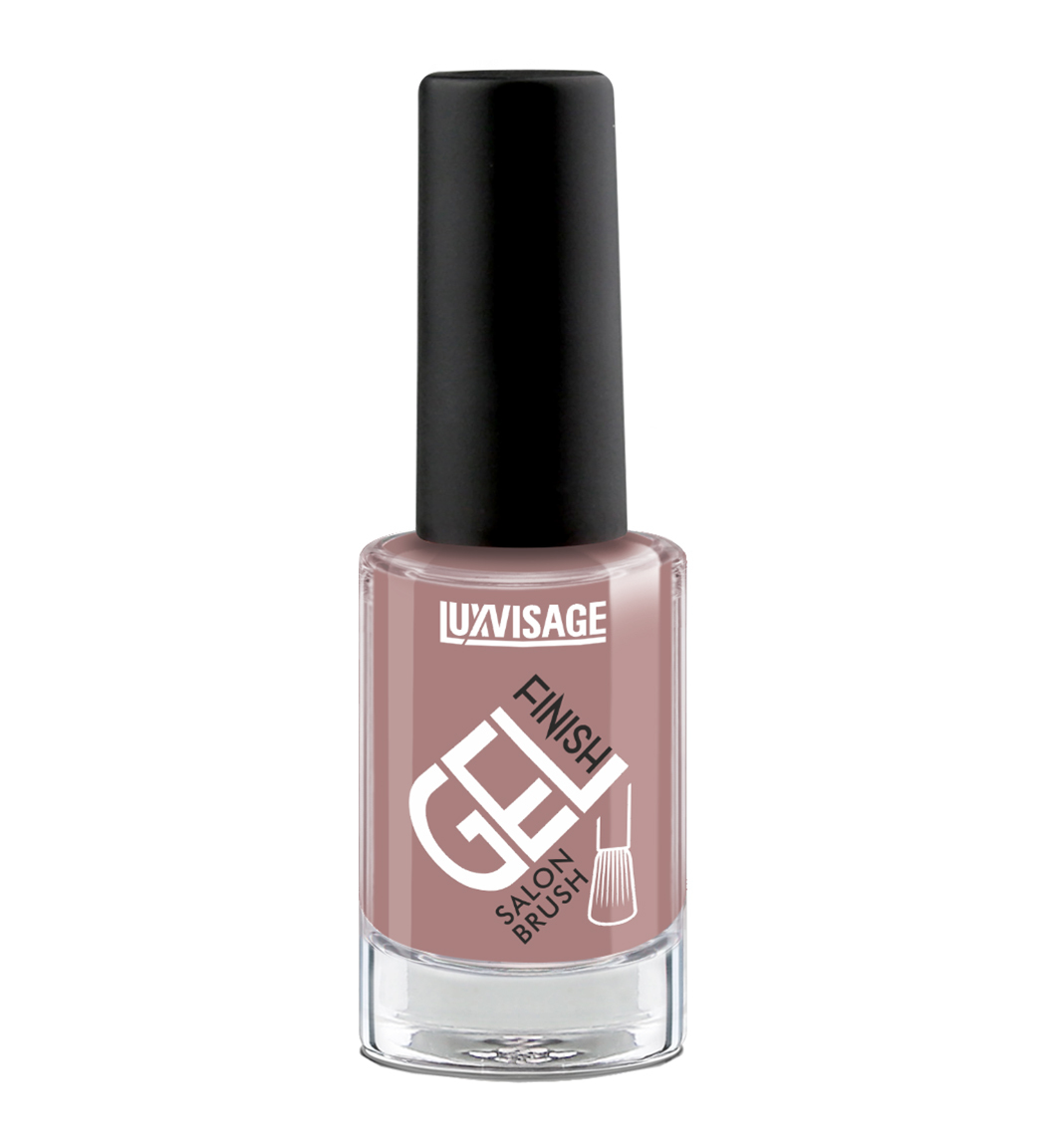 LuxVisage Лак для ногтей GEL finish тон 38(темно-бежевый) 9г