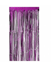 Новогодний дождик Штора, цвет фиолетовый, 2 м х 1 м