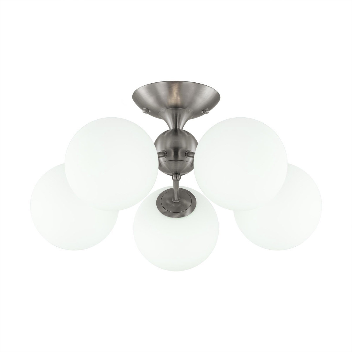 Потолочная люстра 5*Е14 CL102154 хром/белый Томми Citilux