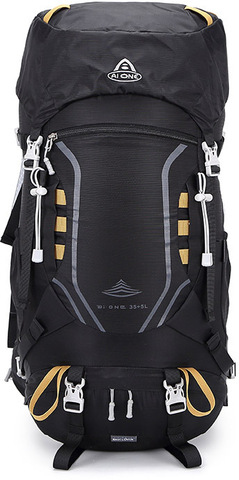 Картинка рюкзак туристический Ai One 8109S black-yellow - 8