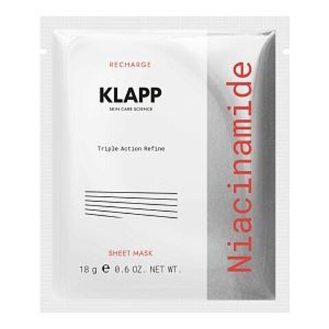 KLAPP Cosmetics Маска для лица | Niacinamide Sheet Masken