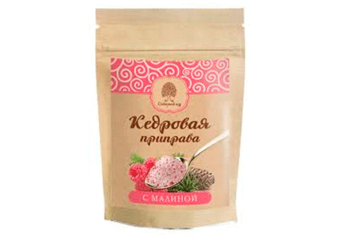 Кедровая приправа "С малиной", 50г