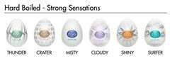 Набор из 6 мастурбаторов Tenga EGG Regular Strength с различным рельефом - 