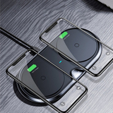 Baseus Dual Wireless Charger Metal Style Black WXXHJ-AO1