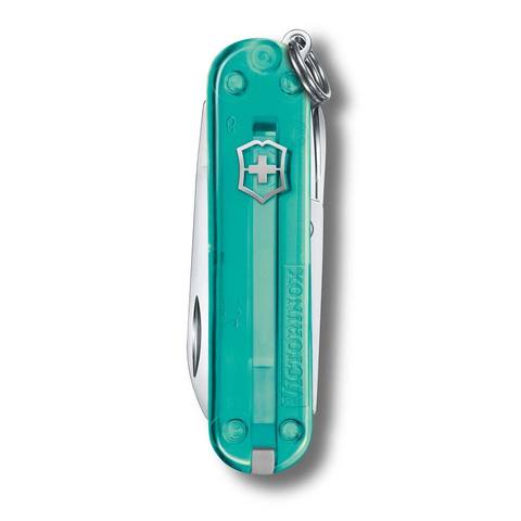 Нож-брелок Victorinox Classic SD Transparent Colors, Tropical Surf (0.6223.T24G)