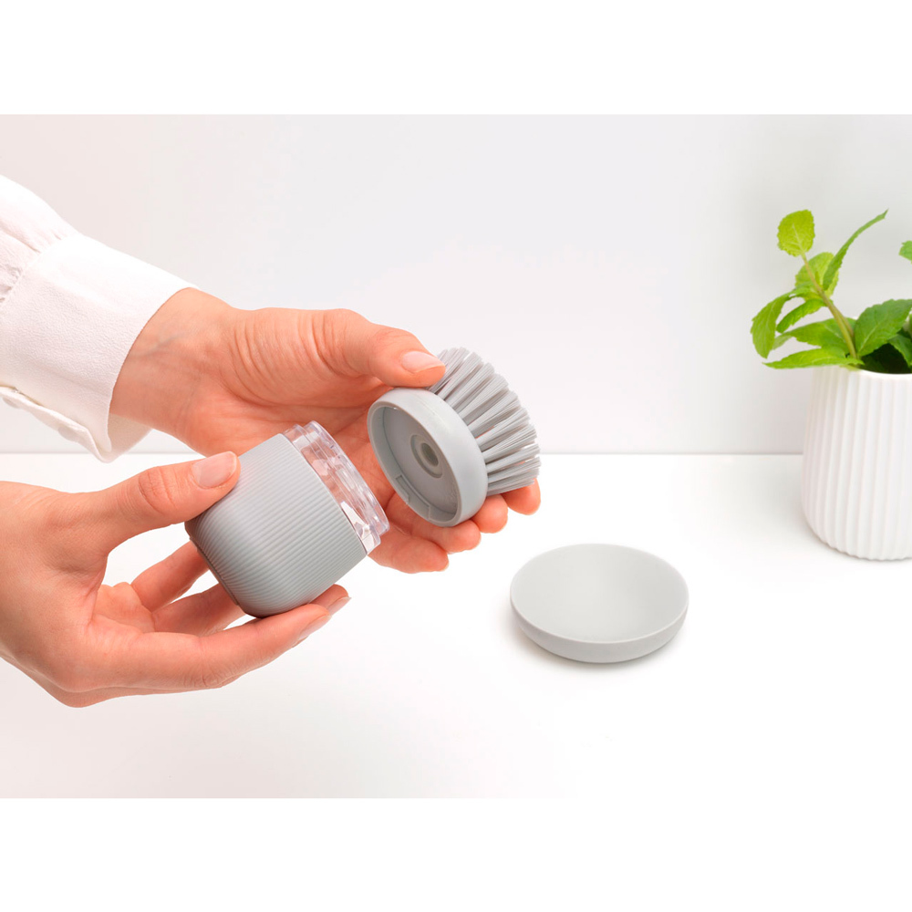 Щетка с дозатором моющего средства, Серый, арт. 302824 - фото 3