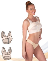 Бюстгальтер компрессионный со съёмной стабилизирующей лентой