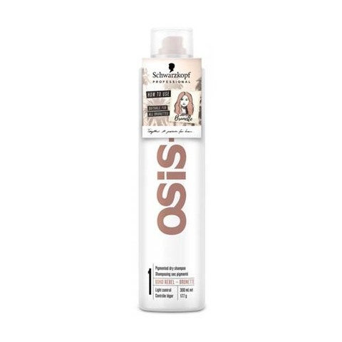 Schwarzkopf Osis+ Boho Rebel Brunette Dry Shampoo - Сухой пигментированный шампунь Брюнет