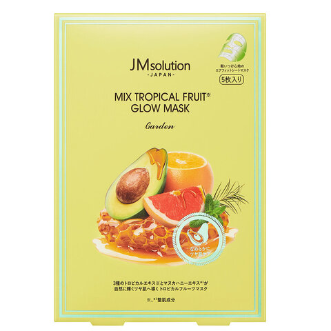 JM Solution Japan Mix Tropical Fruit Glow Mask Garden антиоксидантная маска для ровного тона