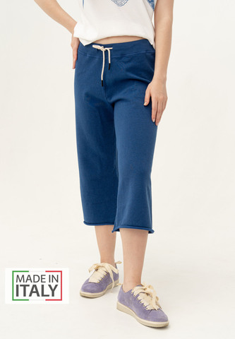 Брюки трикотажные (кюлоты) Bowery NYC укороченные Delft