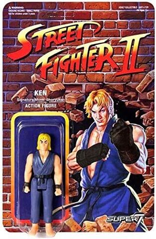 Фигурка Super7 Street Fighter II: Ken (Blue Suit)