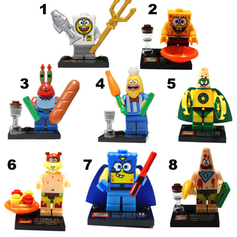 Minifigures SpongeBob Blocks Building Series 01