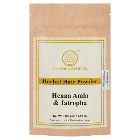 Хна для волос АМЛА и ЯТРОФА Khadi Natural, 100 гр