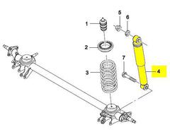 АМОРТИЗАТОР ЗАДНИЙ MATIZ KAYABA МАСЛО