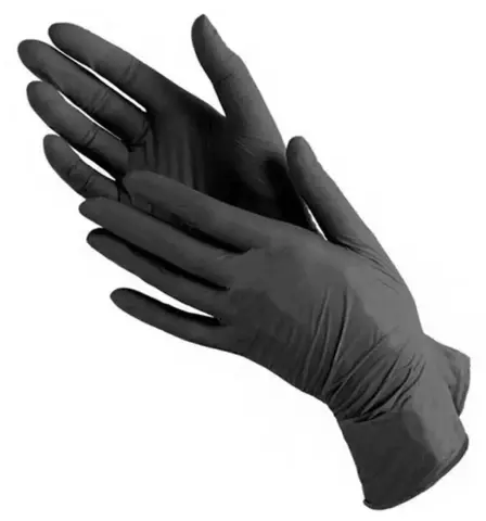 Перчатки NitriMAX нитриловые черные L 50 пар