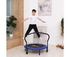 Батут с поручнем DFC JUMPFIT 36'' синий SD1810149Z-B