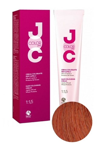 Крем-краска для волос 7.44 блондин медный интенсивный JOC COLOR, Barex