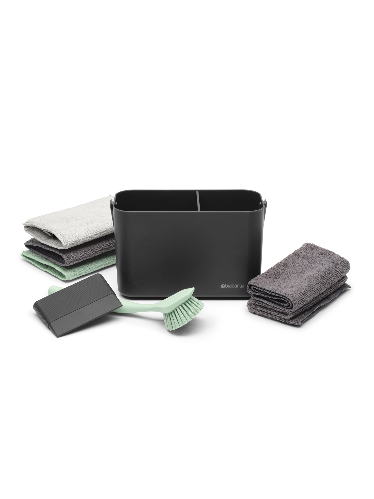 Набор для кухонной уборки SinkSide (8 пр.), Темно-серый, арт. 233340 - фото 4