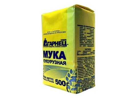 Мука Гарнец Кукурузная 500г