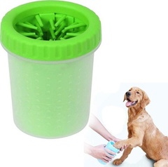 Homepet лапомойка для собак желтая малая 8,5 см х 7,5 см х 11 см