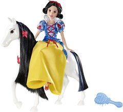 Кукла Сверкающая принцесса Белоснежка и королевская лошадь