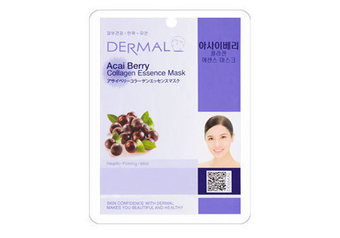Маска для лица "Dermal" с экстрактом ягоды асаи, 23г