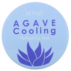 Petitfee Патчи гидрогелевые с экстрактом агавы - Agave cooling hydrogel eye mask, 60шт