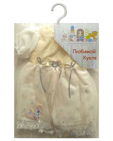 Платье из тафты - Упаковано. Одежда для кукол, пупсов и мягких игрушек.