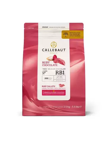 Шоколад Callebaut RUBY RB1 47,3% 2,5 кг