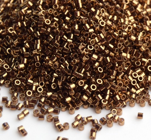 DBS-0022L Бисер цилиндрический Миюки делика 15/0 /Miyuki delica 15/0 Metallic Light Bronze