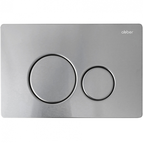 Abber AC0121MCH Кнопка смыва, цвет: хром матовый