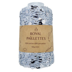 Royal Paillettes (168 silver - св. серый меланж серебро)