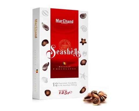 Шоколадные конфеты «Ракушки» MarChand, 125 г
