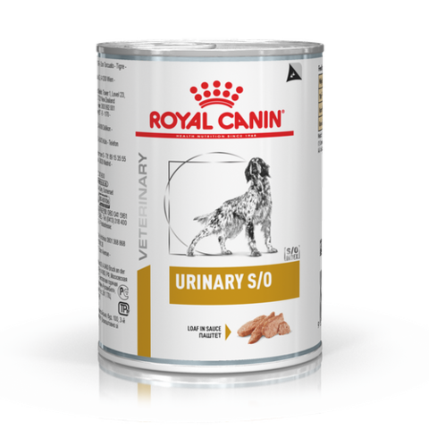 Royal Canin Urinary S/O консервы для собак лечение мочекаменной болезни паштет 410г