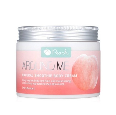 Welcos Around Me Natural Body Smoothie Cream крем-смузи для тела с экстрактом персика