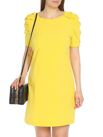 WD2453F-4 платье женское, желтое