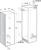 Gorenje NRKI517142 Встраиваемый двухкамерный холодильник