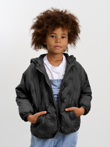 Пуховик демисезонный детский Д-1 цвет черный