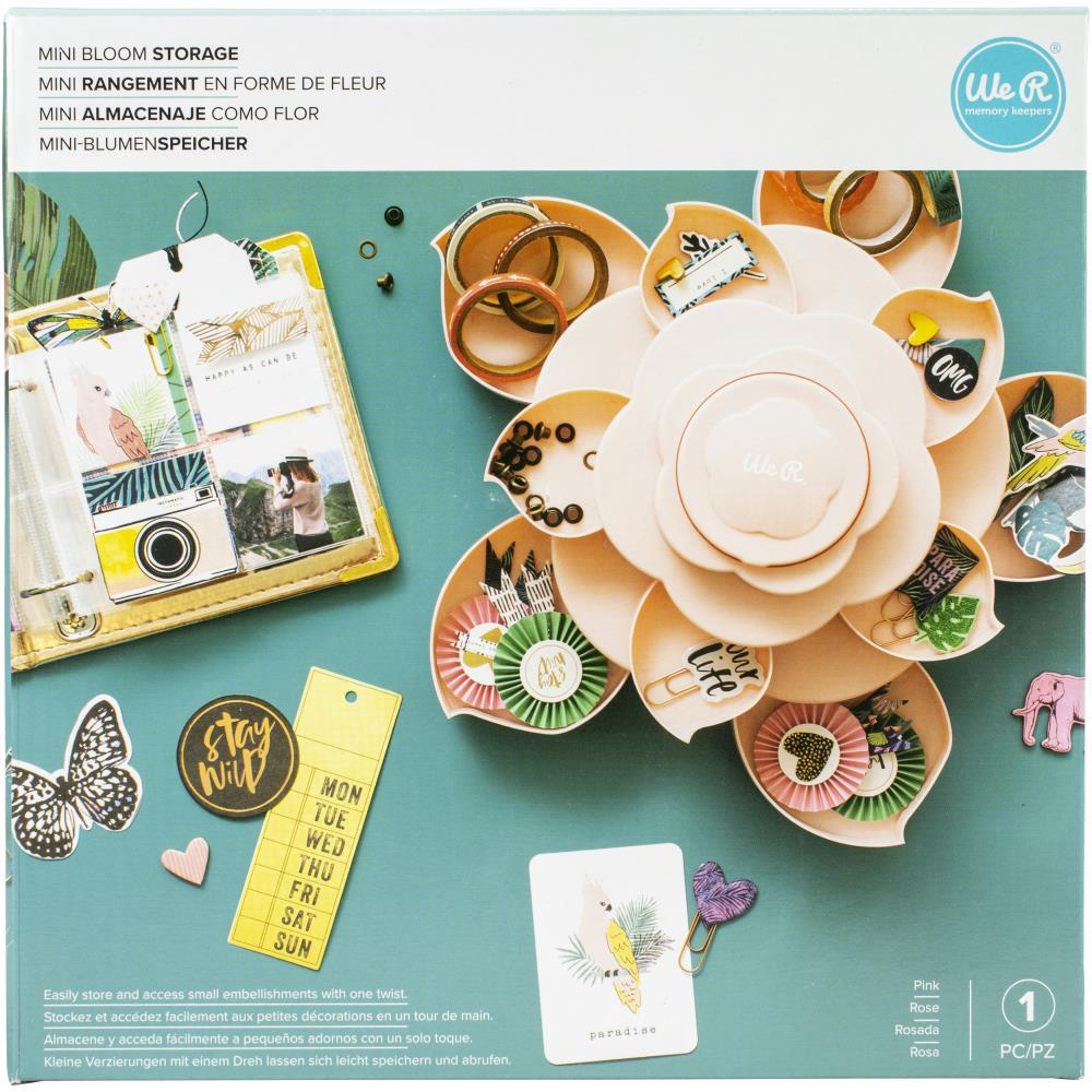 Органайзер We R Bloom Mini Embellishment Storage Pink- Розовый цвет