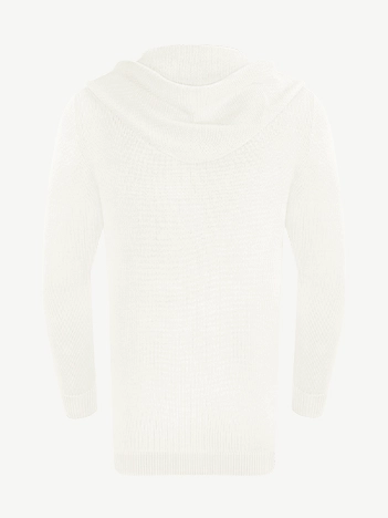 Кардиган с капюшоном из шелка