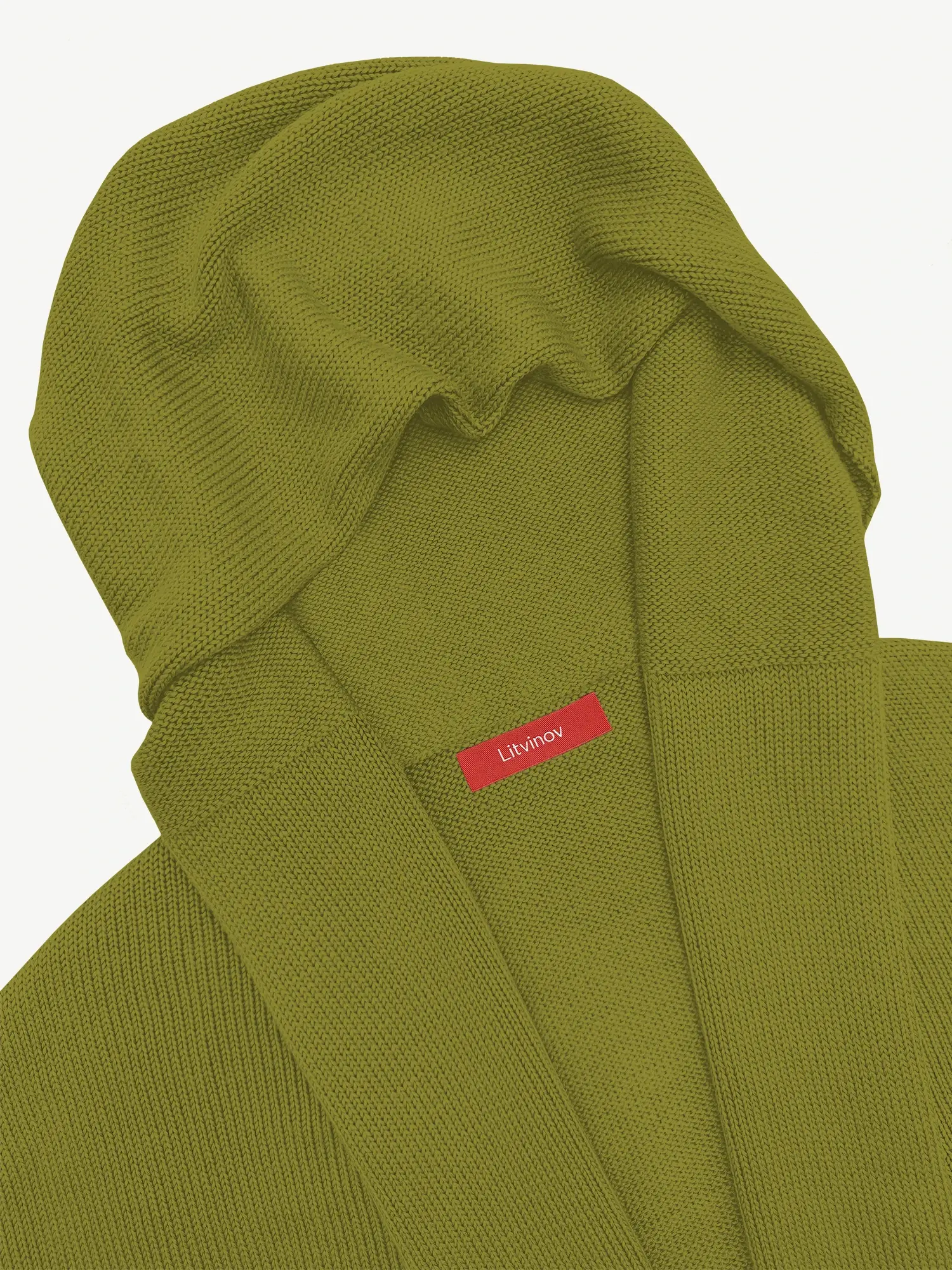 Кардиган с капюшоном из шелка