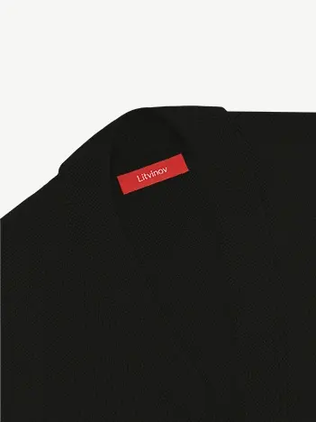 Кардиган с пуговицами из шелка