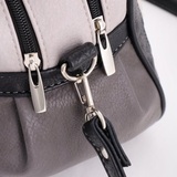 Сумка Саломея 325 мульти итальянский серо-черный