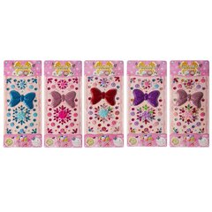 
          Наклейки-стразы Alingar, акриловые, "Бантик", крупный бант, цветы, пакет с европодвесом