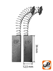 Щетка графитовая UNITED PARTS для стиральных машин 5х12,5х36мм универсальная (Electrolux, Bosch, Siemens, Ariston, Indesit, Zanussi, Ardo) (90-1378)